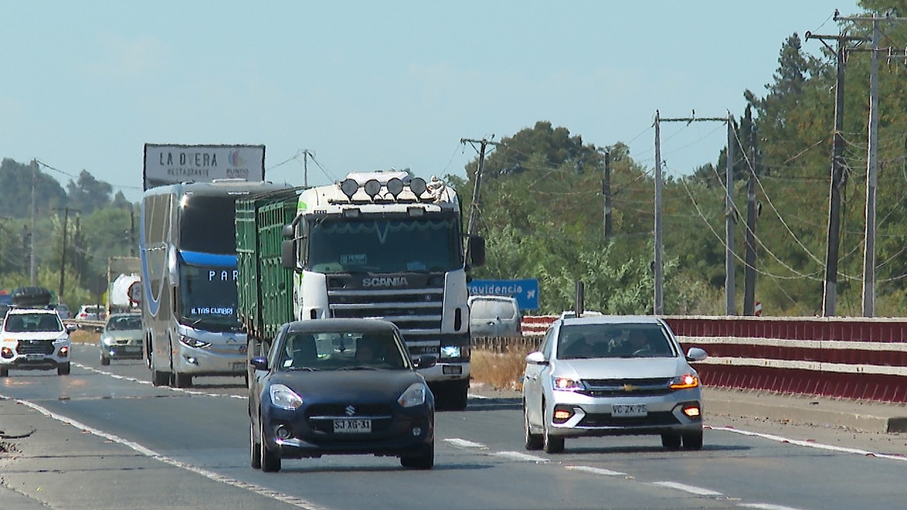 Se espera alto flujo vehícular en final de vacaciones  | 24 Horas TVN - Red Maule