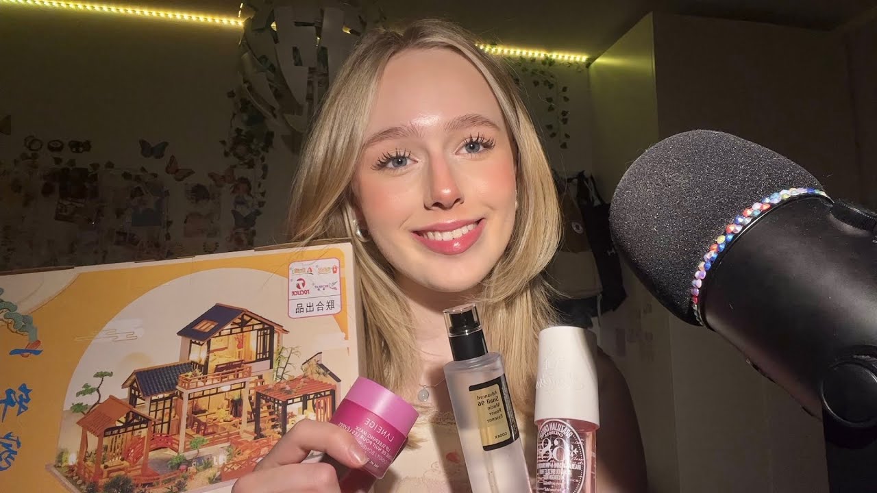 ASMR birthday haul | what i got for my birthday, tapping, show and tell 🎉