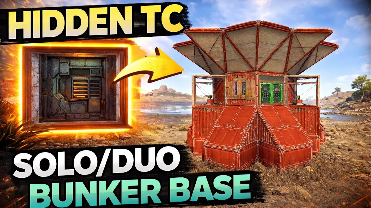 This Solo/Duo Bunker Base Has a Hidden TC&hellip; Good Luck Raiding It