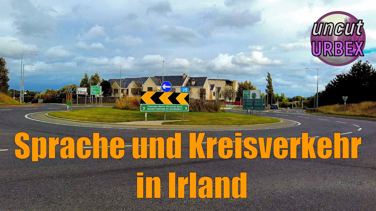Sprache und Kreisverkehr in Irland