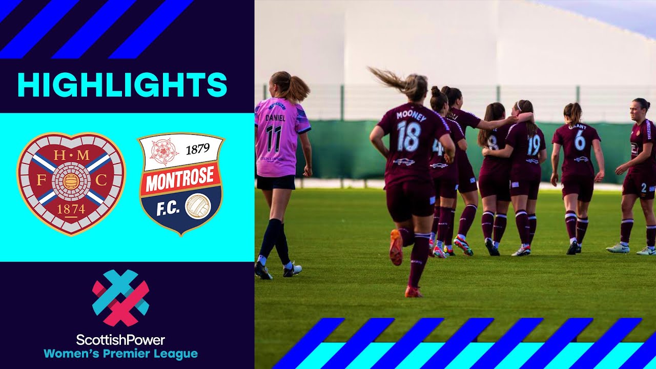 Heart of Midlothian 5-0 Montrose | Jambos return to 4th place with comfortable win | SWPL