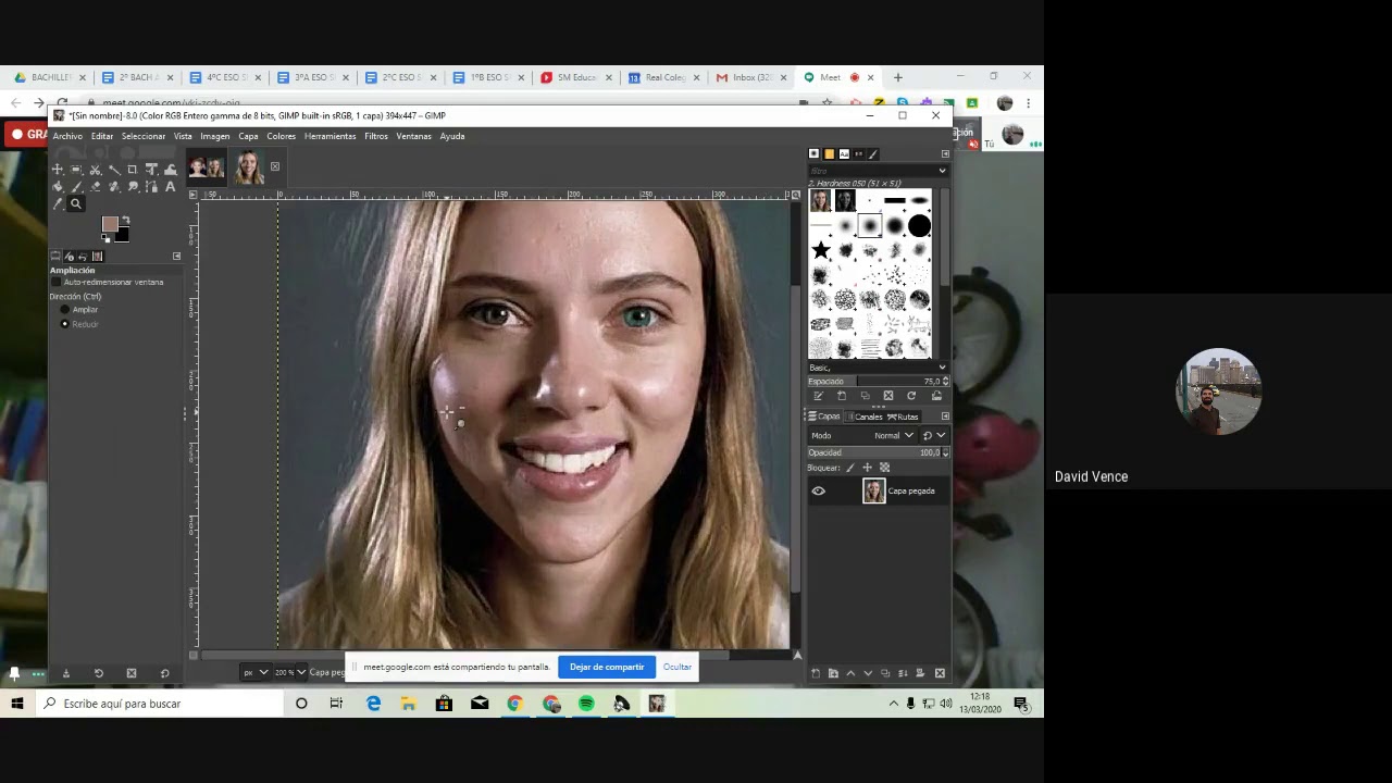Retoque fotográfico GIMP