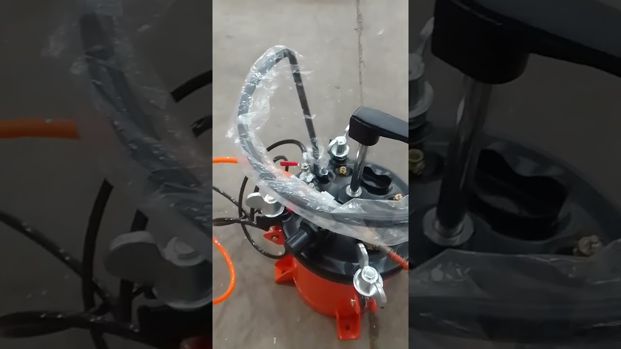 Instalacion de tanque para pintar Truper