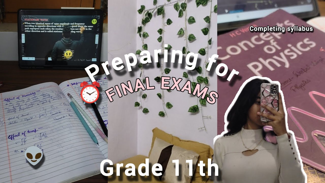 Finals: the academic hunger games🥀📚😭a day in 6 min 👽| trying to be productive 🙂⏰#11grader 