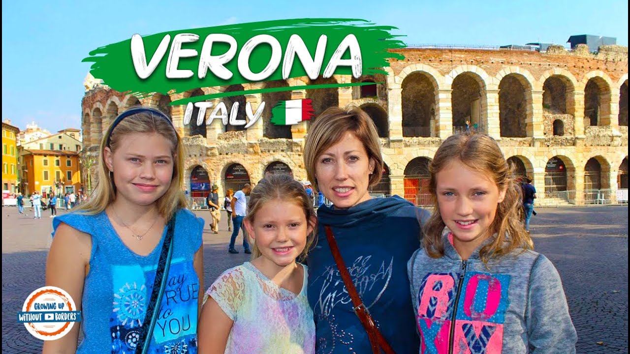 Verona Italy 🇮🇹 Walking Tour - The City of Love & Letters to Juliet | 197 Countries, 3 Kids