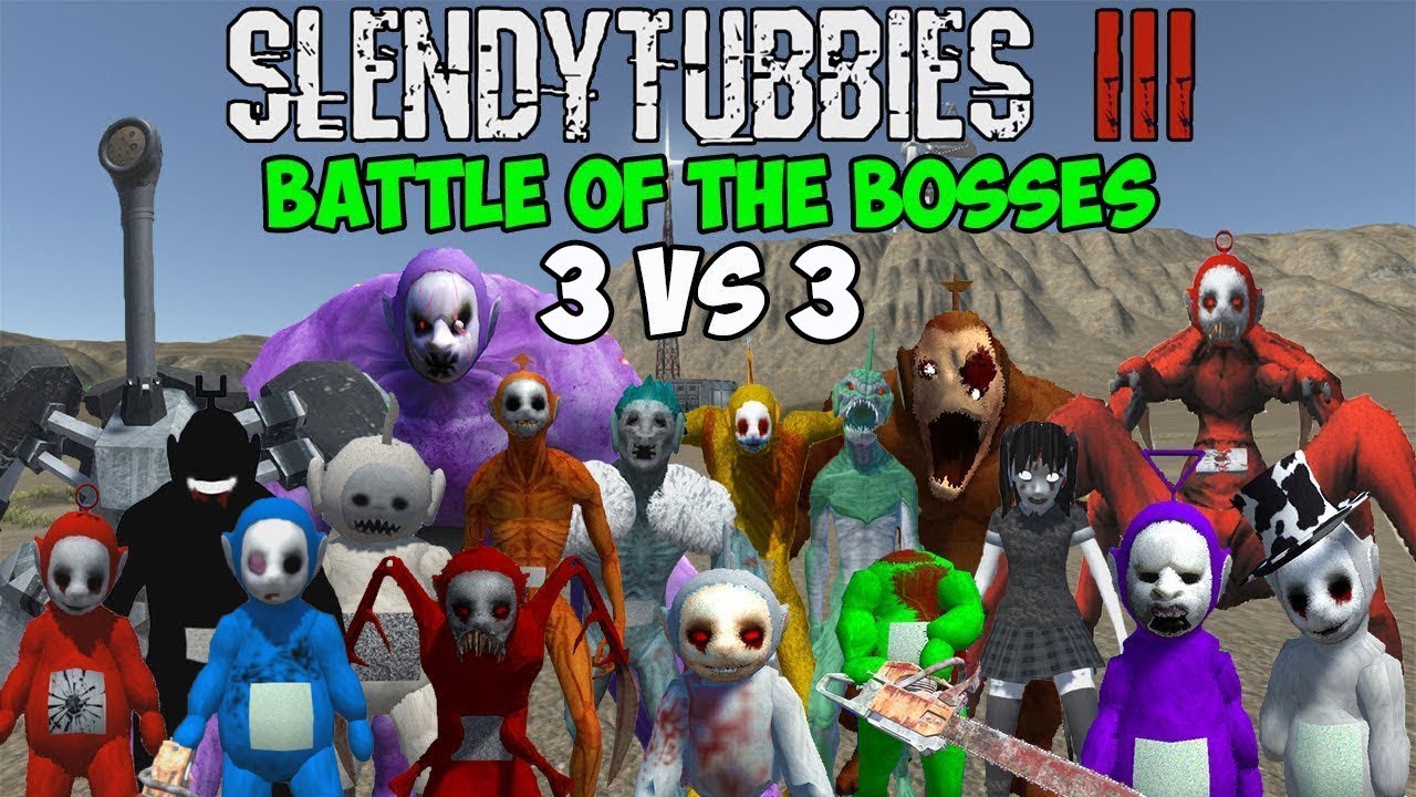 WHO WILL BE...THE BEST OF 3 ON 3 | SLENDYTUBBIES 3 BATTLE OF THE BOSSES 3 VS 3 TEAM TOURNAMENT