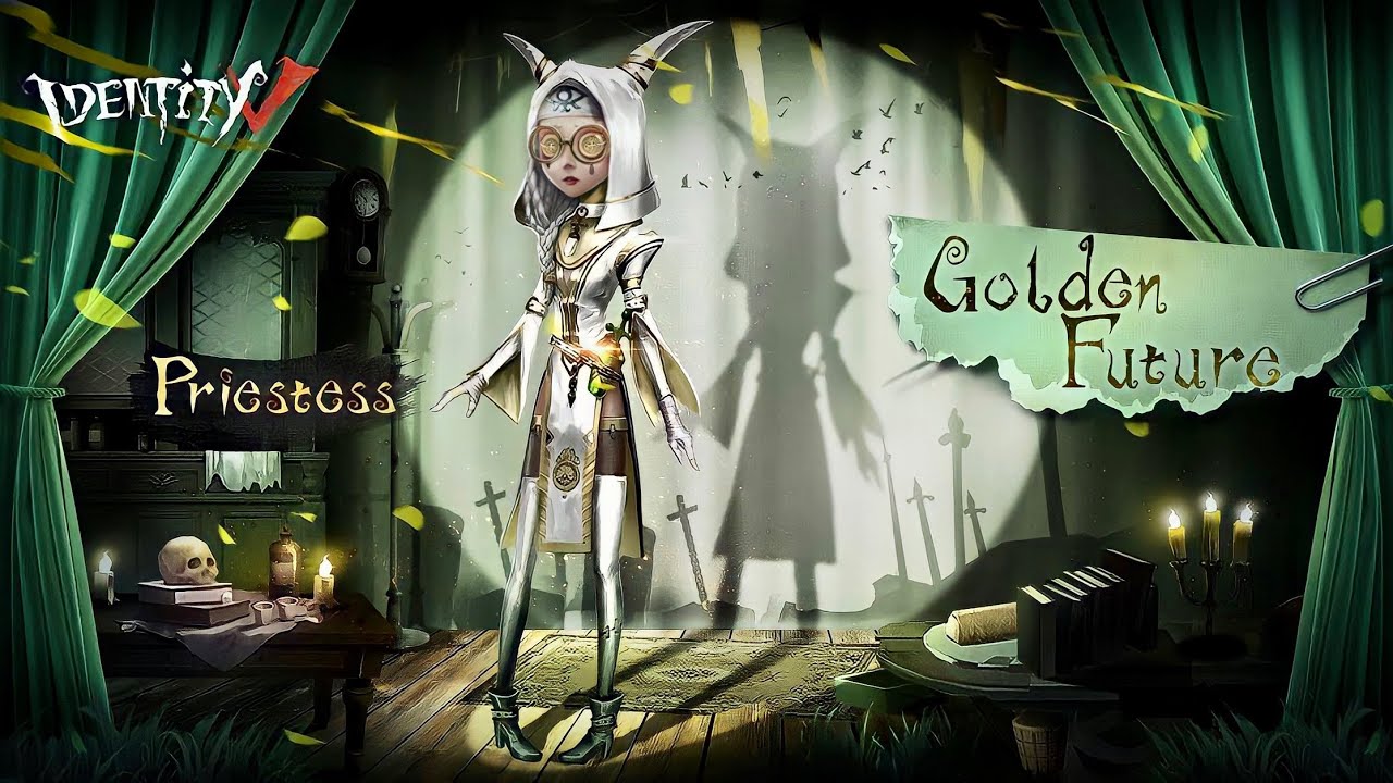Identity V | SOOO CLOSE! | Priestess Rare Skin “Golden Future” Gameplay | Tarot After Update + Rank