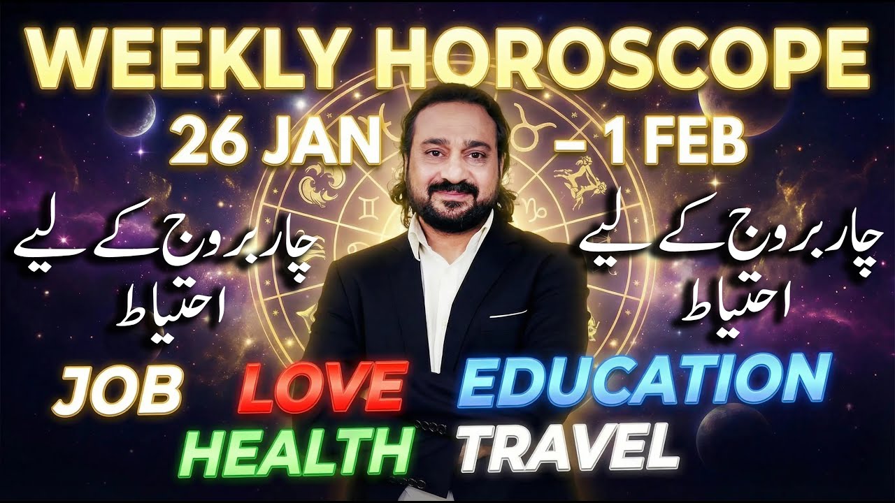 Weekly Horoscope 26 Jan &ndash; 1 Feb | All Zodiac Signs | Love, Career & Money Predictions | Dawood Gee