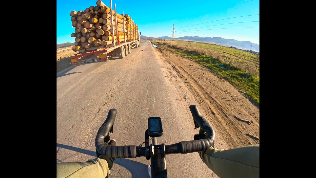 Relaxing POV Cycling Ride | Afternoon Traffic Outside the City