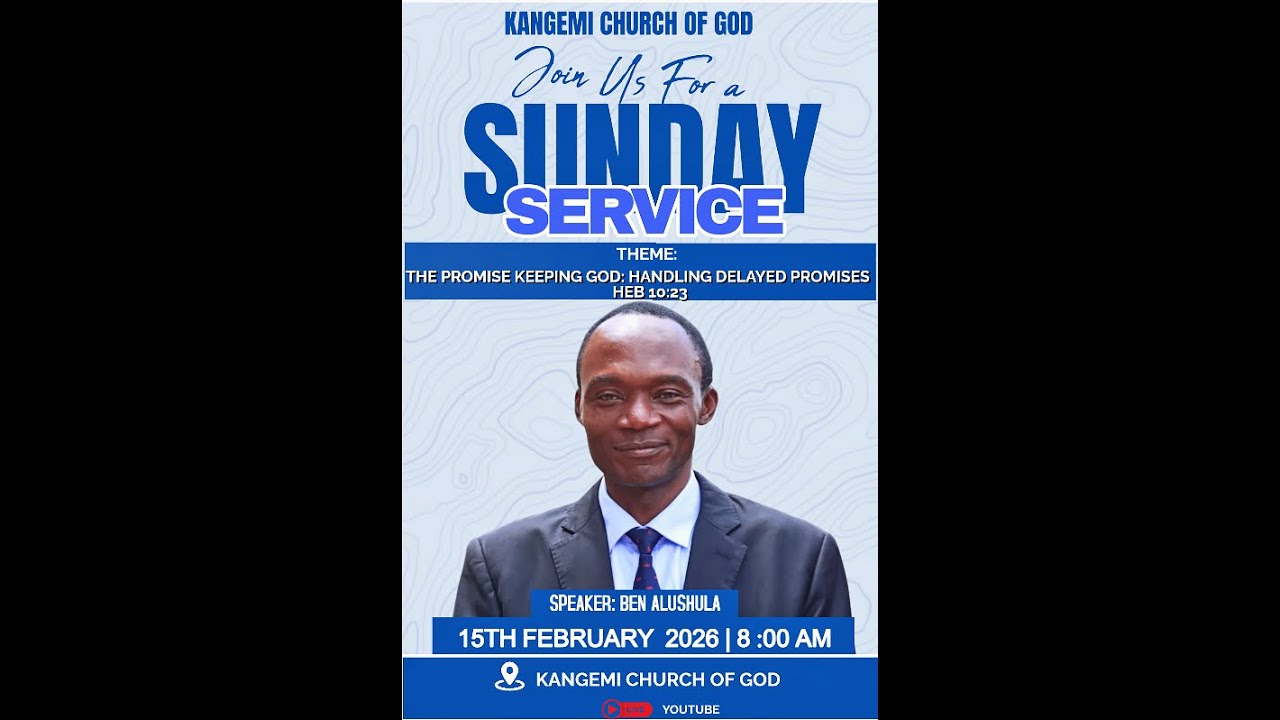 Kangemi Church of God English Service - 15th February, 2026.