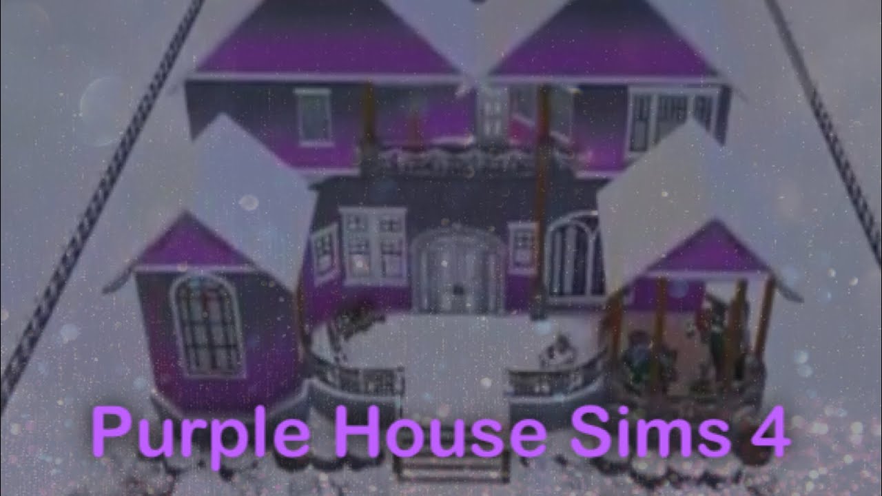 Purple Dream Sims 4 House