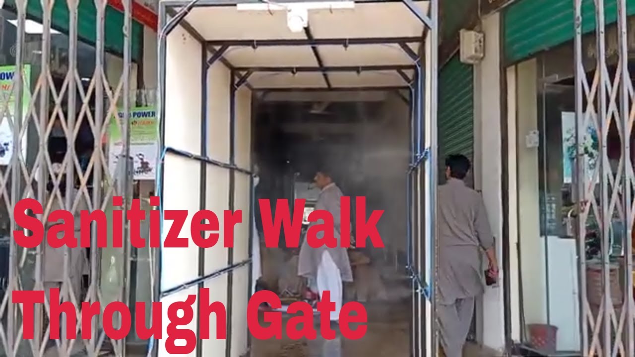 Sanitizer Sprayer Nozzles with Walk Through Gate for Sale.