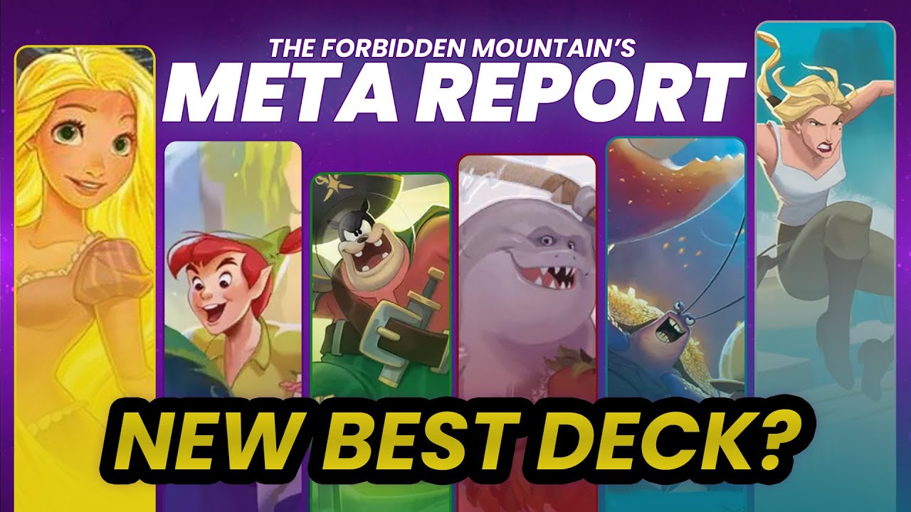 The Best Decks in Disney Lorcana Post Ban list! The Meta Report