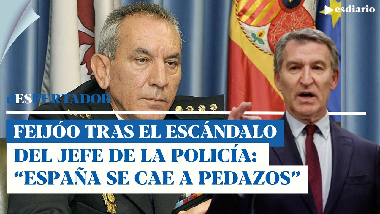 Feijóo tras el escándalo de la supuesta violación del jefe de la policía: 