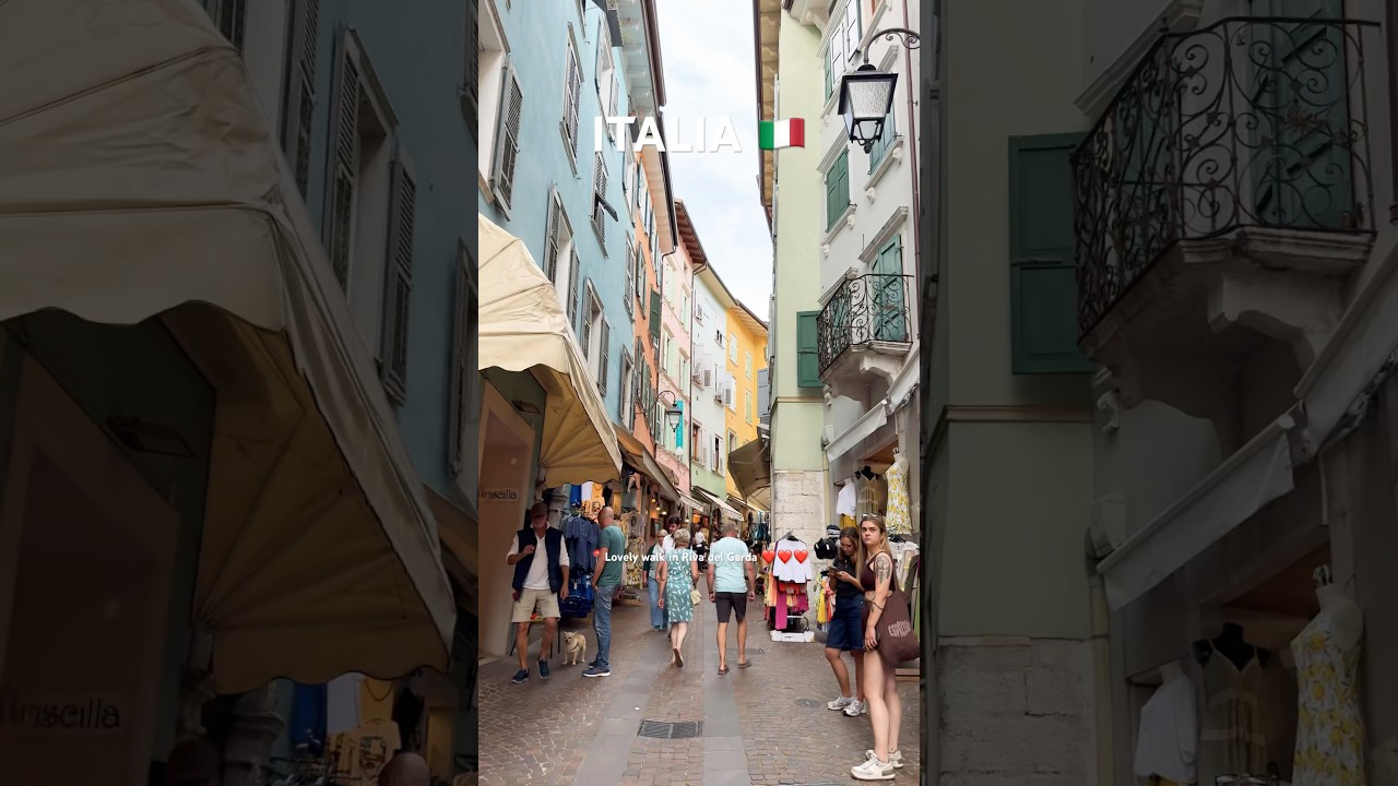 Best Places to visit in Italy | Lake Garda italy Walking Tour #italy #travel #travelvlog #traveltips