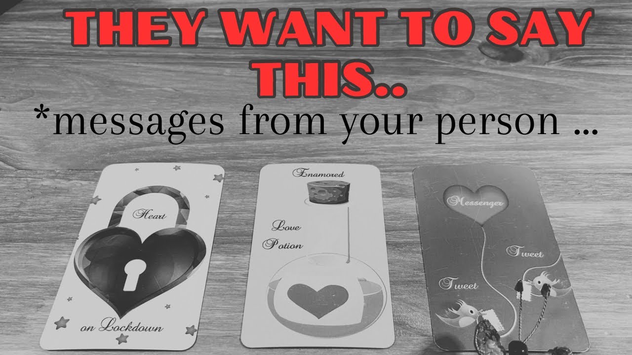 💌 Channeled Messages from YOUR PERSON! 🤟🏻 Pick A Card Timeless Love Tarot Reading