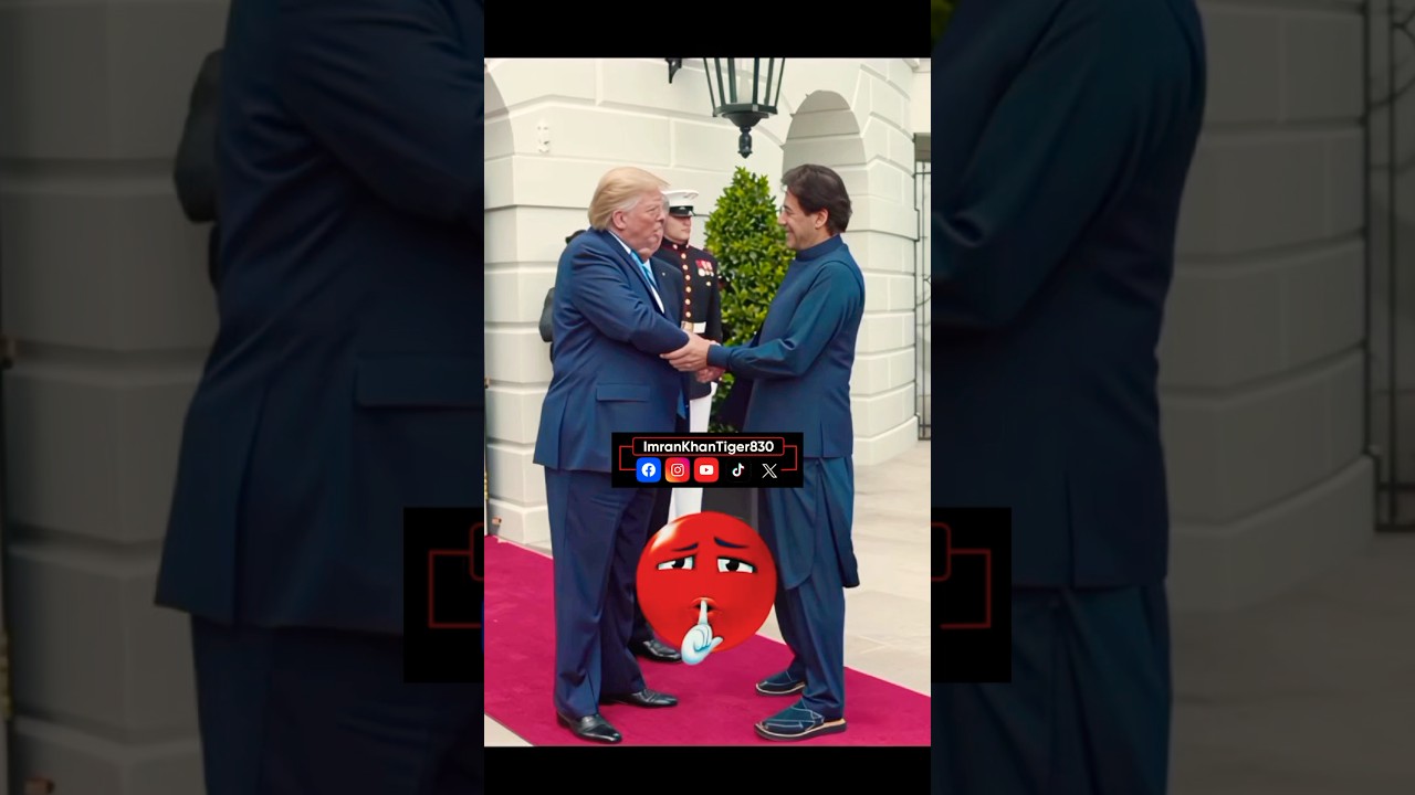 Imran khan with Trump hand shaking 🫨 #ptiofficial #pti #news #duet #ptigovernment