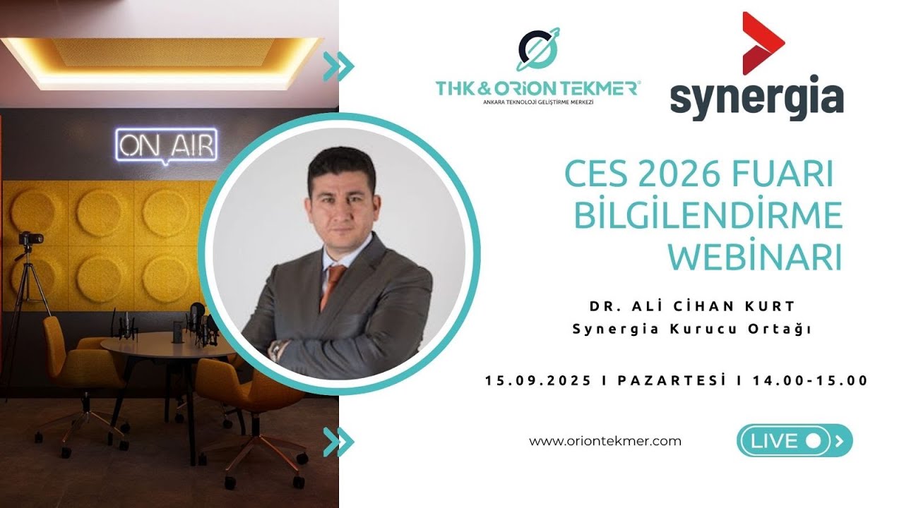 Thk&Orion Tekmer ve Sinergia İş Birliği İle CES'e Gidiyoruz.