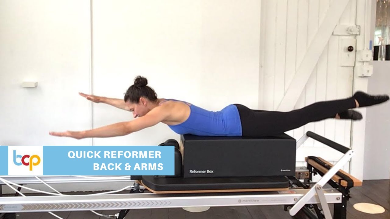 Quick Reformer Back & Abs Workout