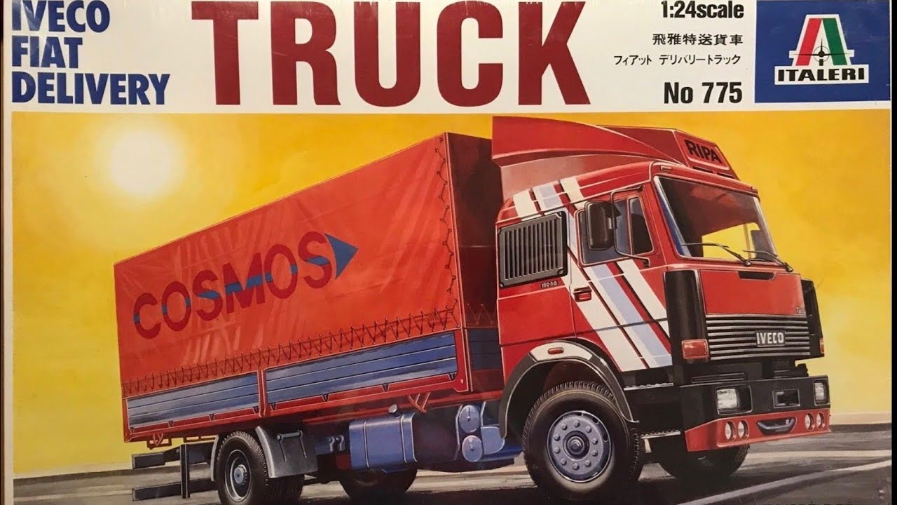 Italeri 775 iveco fiat delivery truck 1/24 ...building start...   #italeri