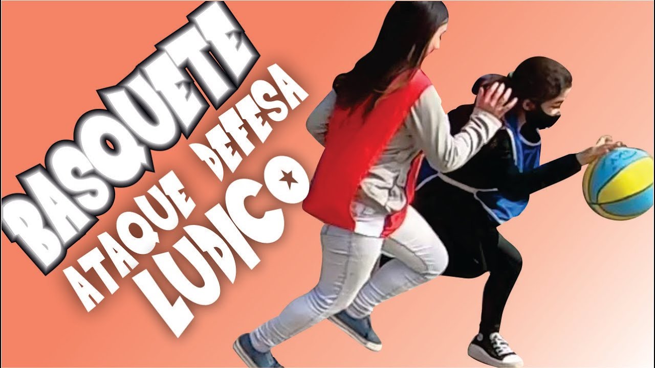 basquete lúdico - ataque e defesa com cones