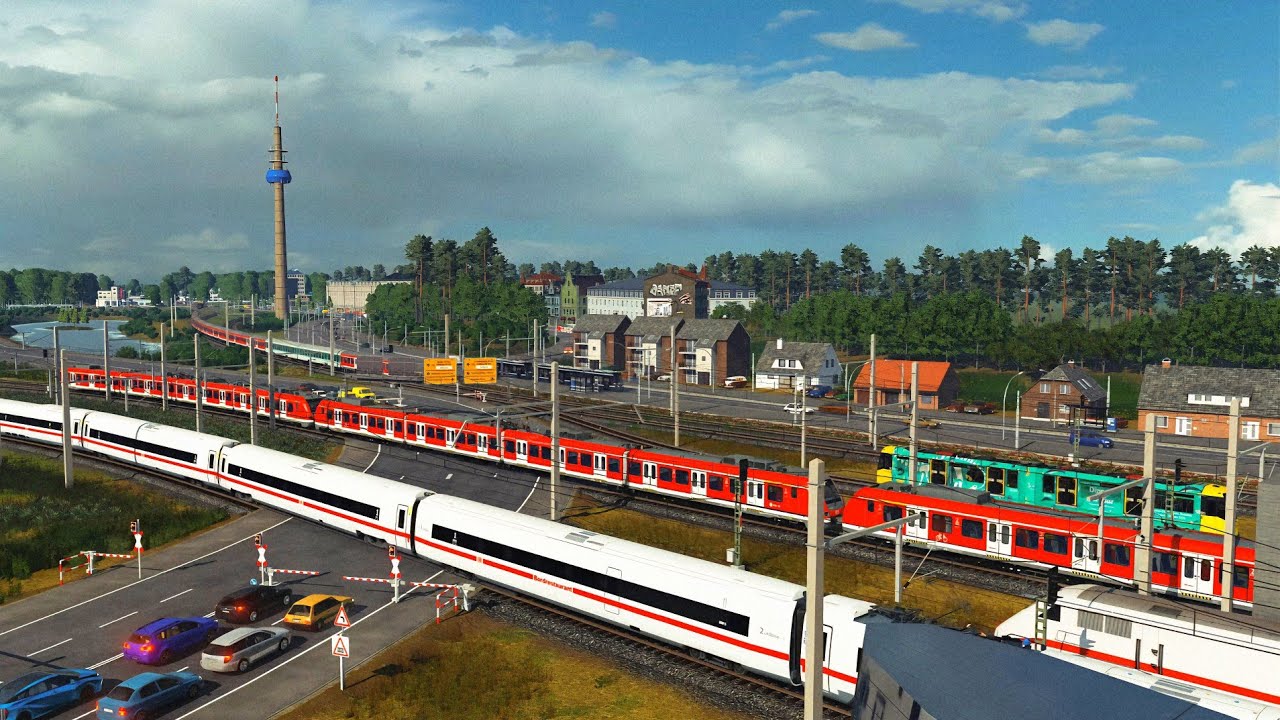 Transport Fever 2: Der Bahnübergang Teil 729