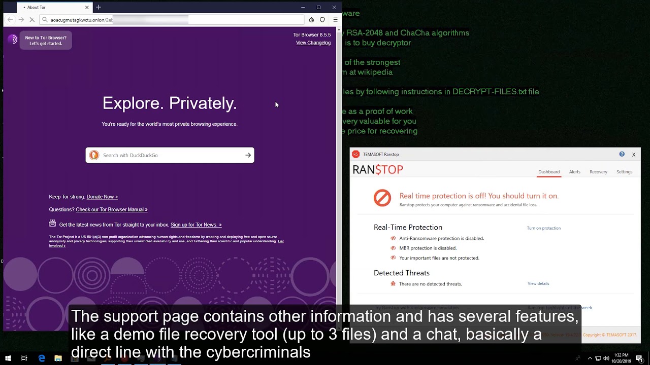 Maze ransomware vs Ranstop – TEMASOFT Labs test