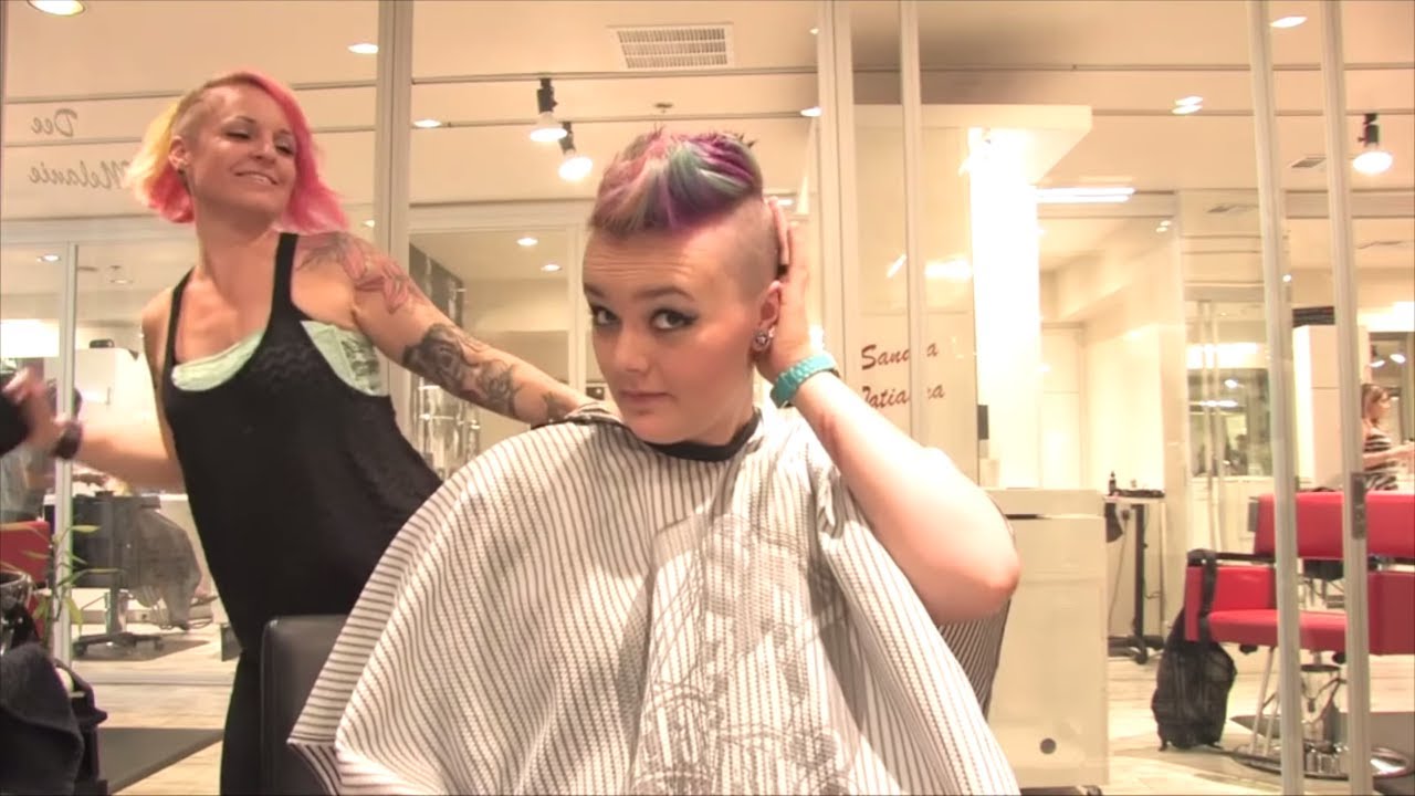 Kat LV - Pt 1: Rainbow Hair to Almost No Hair (Free Video)