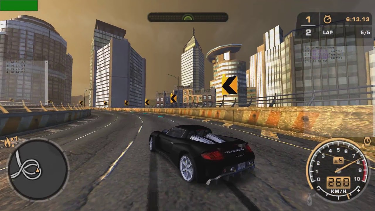 NFS Most Wanted - Leaderboard Time Attack vs Ghosts with Virtuallenge.com WR Client