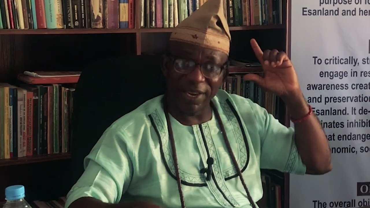 Prof. Matthew Aziegbeminlin Izibili's History of Esan Land Interview for a Documentary.