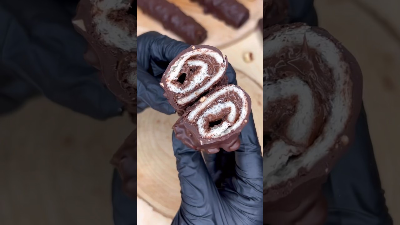 Nutella Rolls #shorts #recipe #breakfast #snack #nutella #toast #rolls #chocolate #fyp #viral