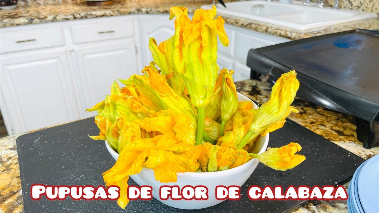 Pupusas de flor de calabaza