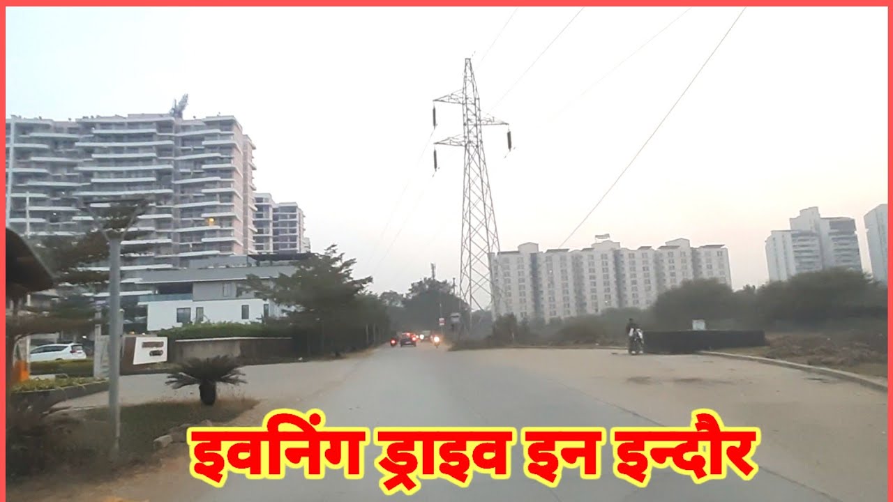 Indore । Evening Drive in Indore to Scheme 114 #indore