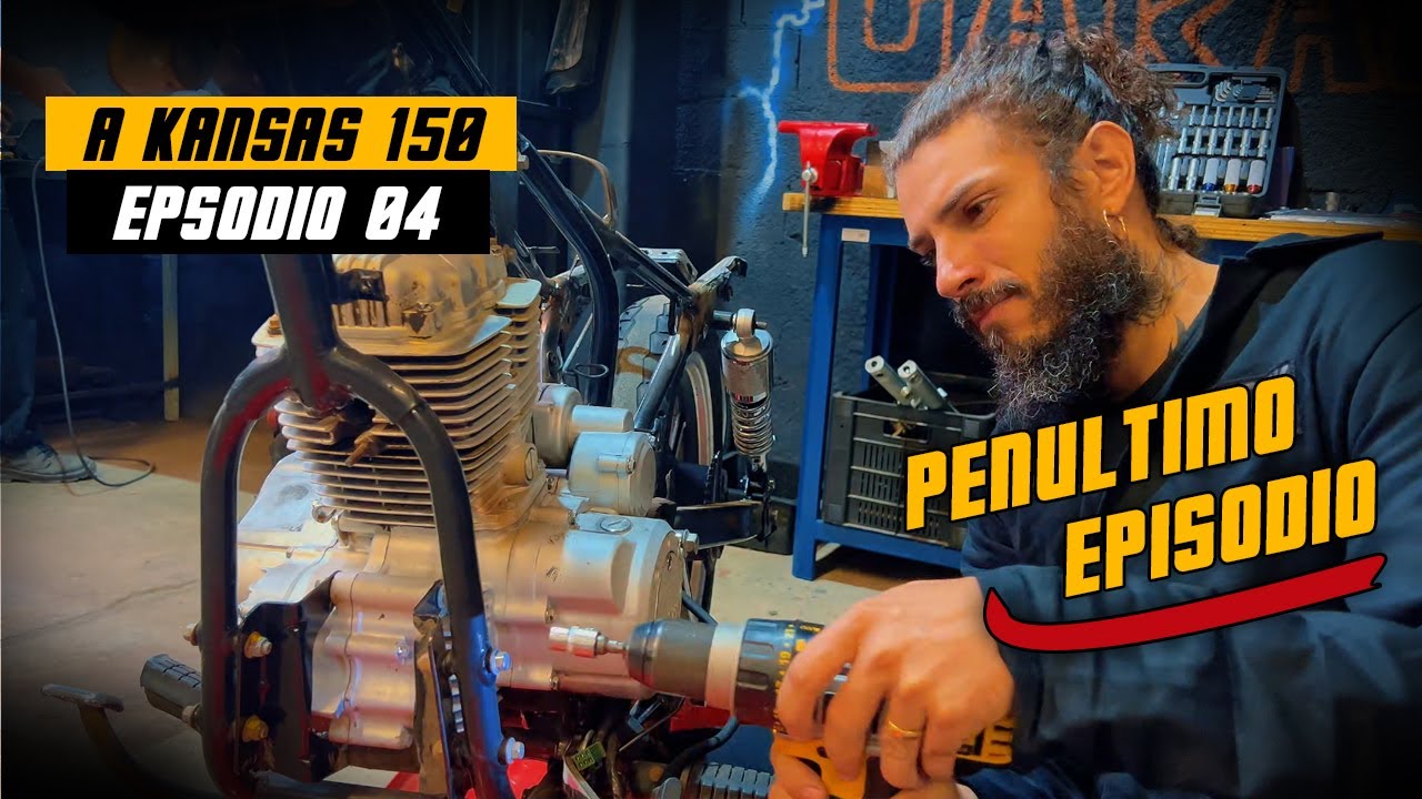 ⚠️ MOTOCK GARAGE - Dafra Kansas 150 Customizando do Zero - EP. 04 | RETA FINAL