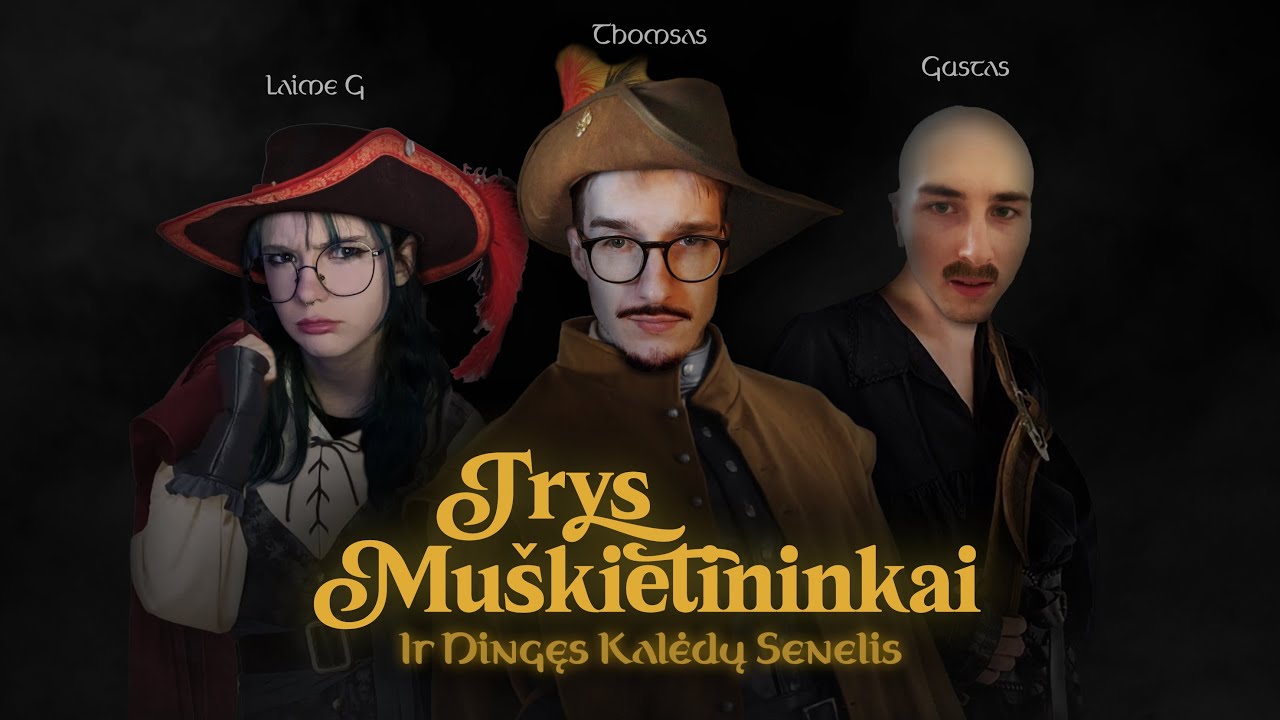 TRYS MUŠKIETININKAI IR DINGĘS KALĖDŲ SENIS | Minecraft Istorija su Tomu ir LaimeG