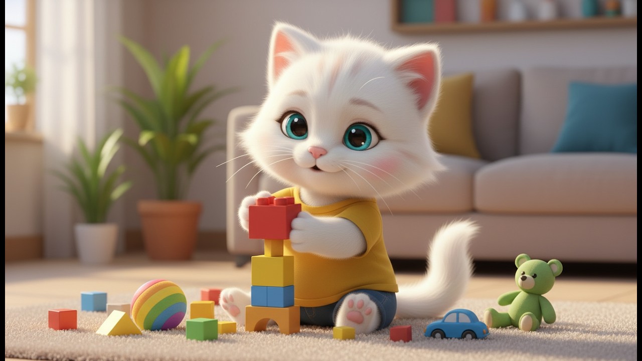 Funny Cats Playing with toys in the House | Cat Story