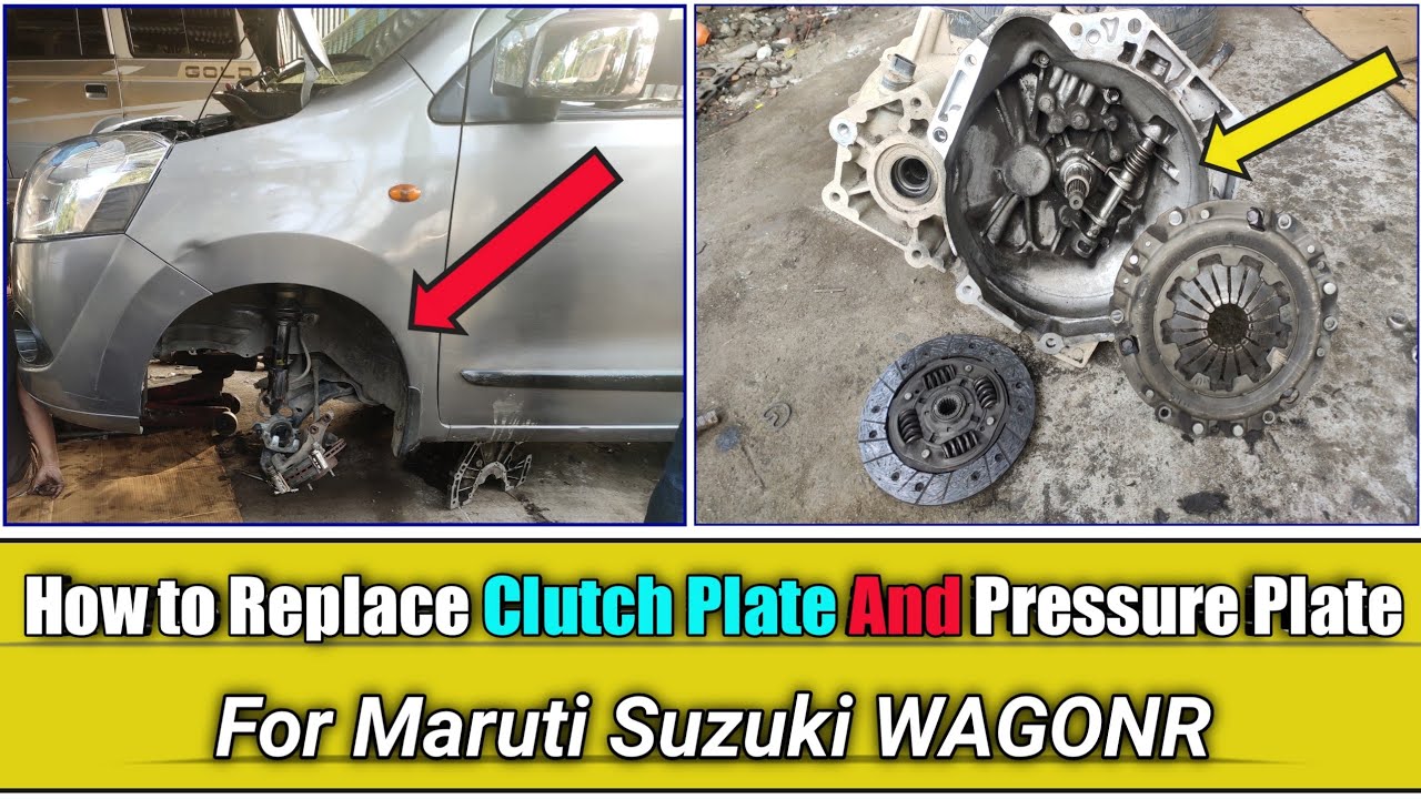 Maruti Suzuki WAGONR Repairing || How to Replace Clutch Plate And Pressure Plate
