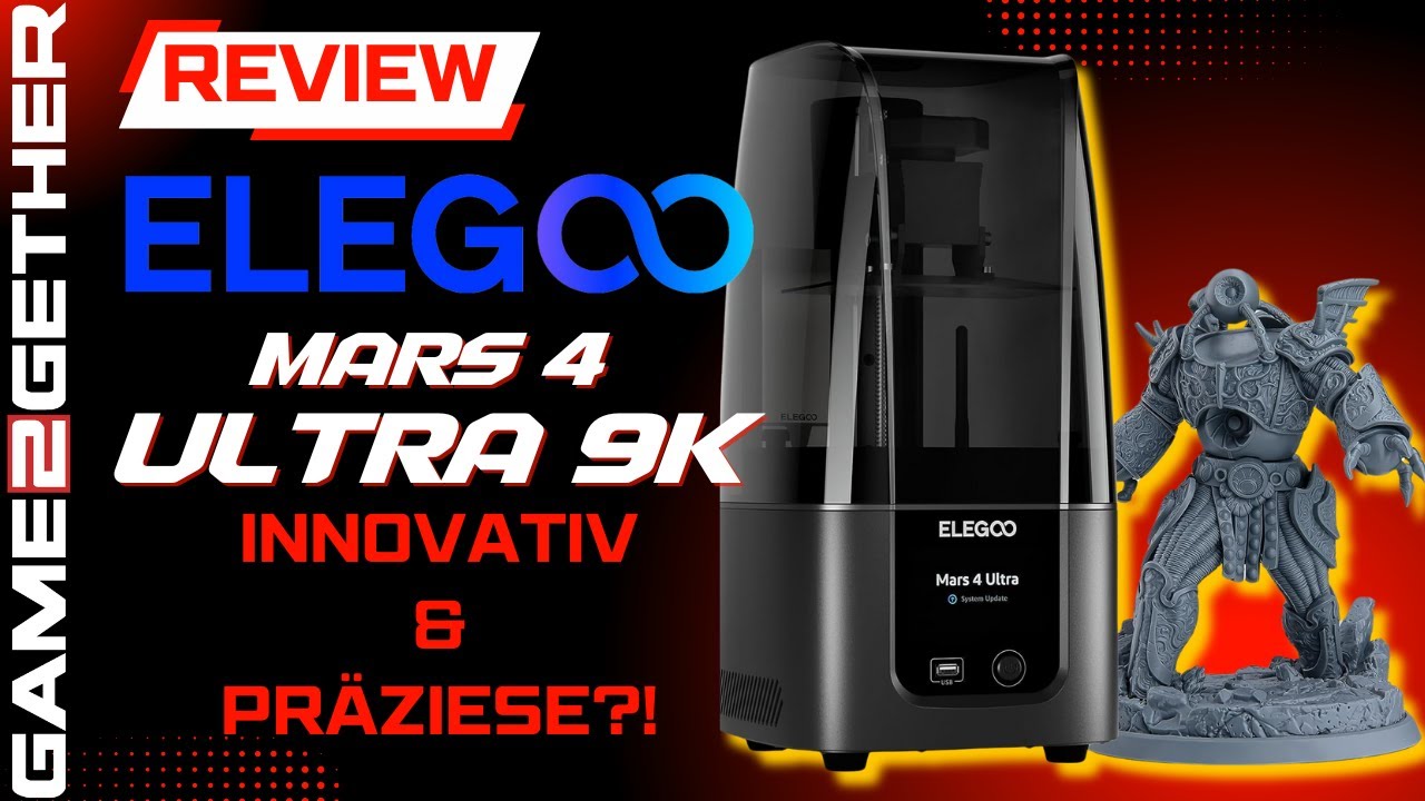 Besser als die Realität? Der ELEGOO Mars 4 Ultra 9K im Praxistest! - Review & Testprint