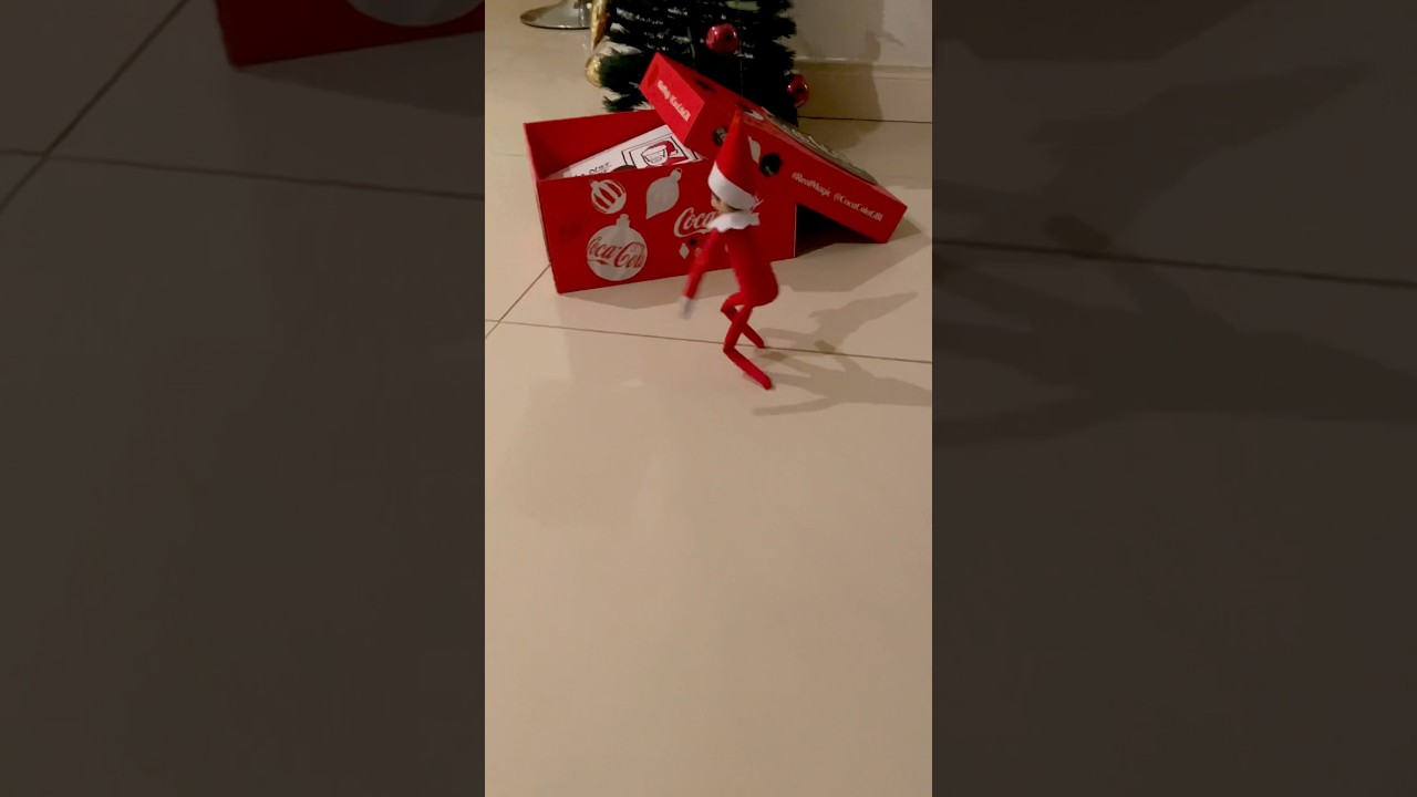 Elf on the Shelf caught moving #elfontheshelf #elf #elves #magic