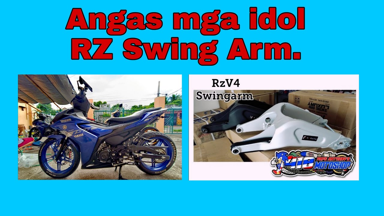 YAMAHA SNIPER 155 RZ SWING ARM V4 INSTALLATION. part 1 #yamaharevsyourheart