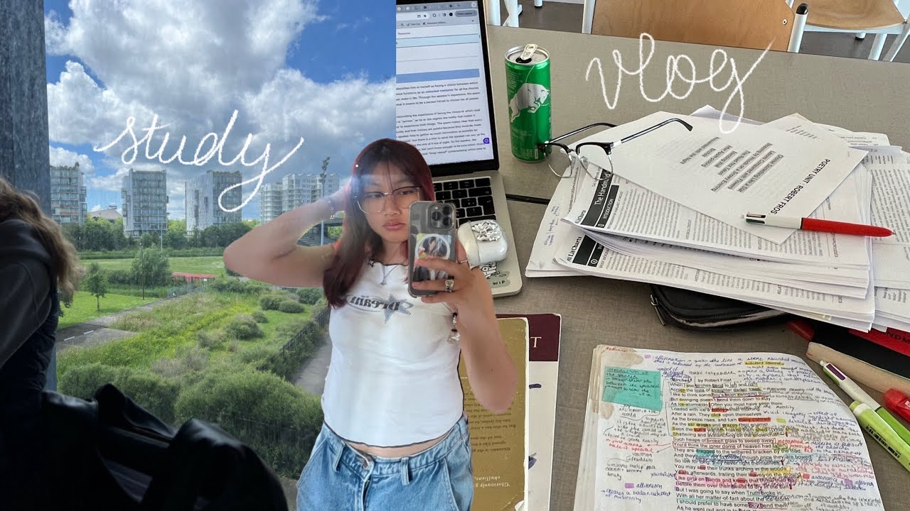 last high school study vlog, bfi exams, friends..
