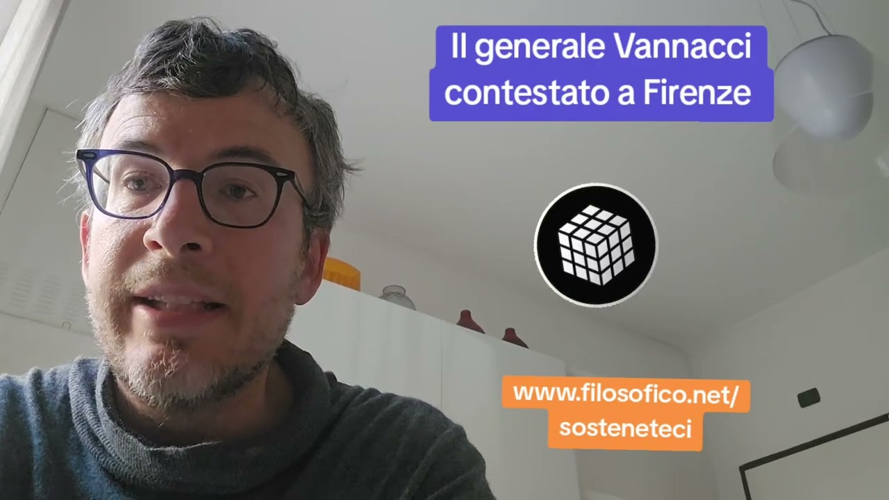 DIEGO FUSARO: Il generale Vannacci contestato a Firenze