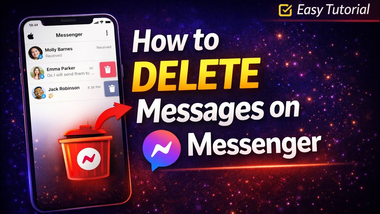 How to Delete messages on facebook messenger | delete messages on facebook messenger 2026