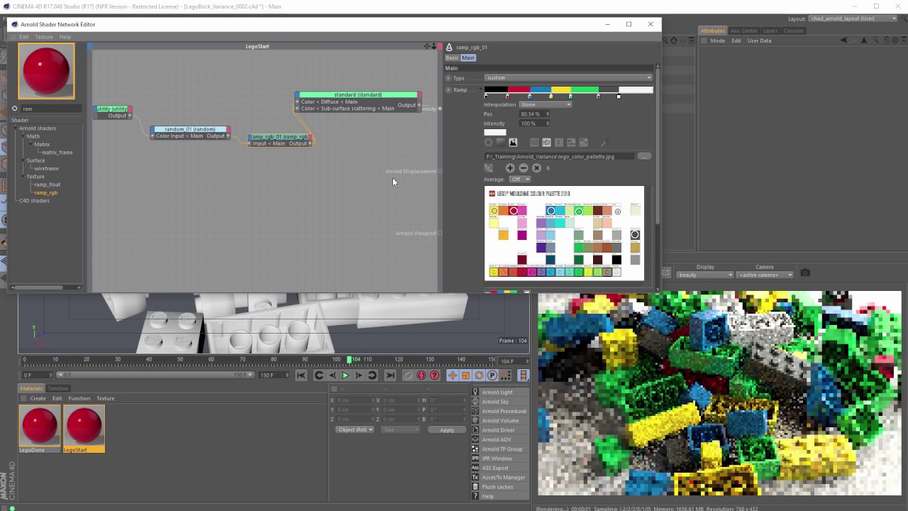 Arnold for Cinema 4D: Variance Techniques For Random Color | Greyscalegorilla Tutorial