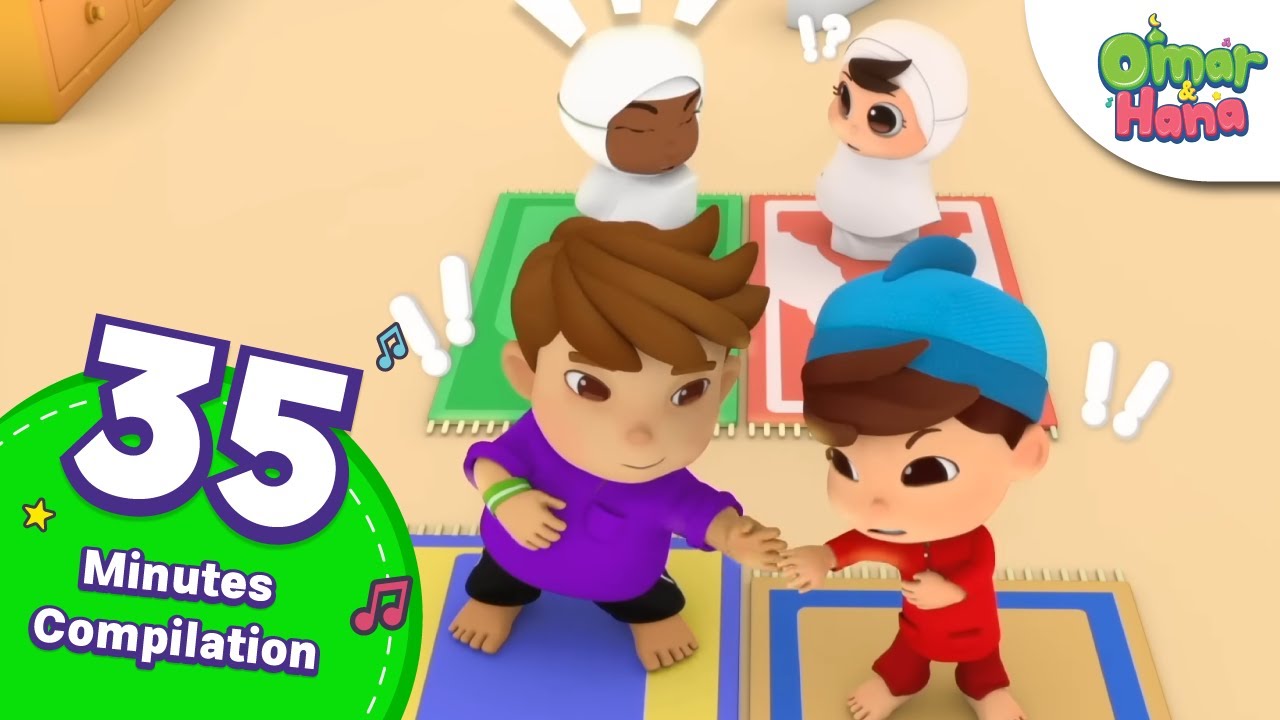 35 Minutes Compilation | Islamic Series & Songs For Kids | Omar & Hana English