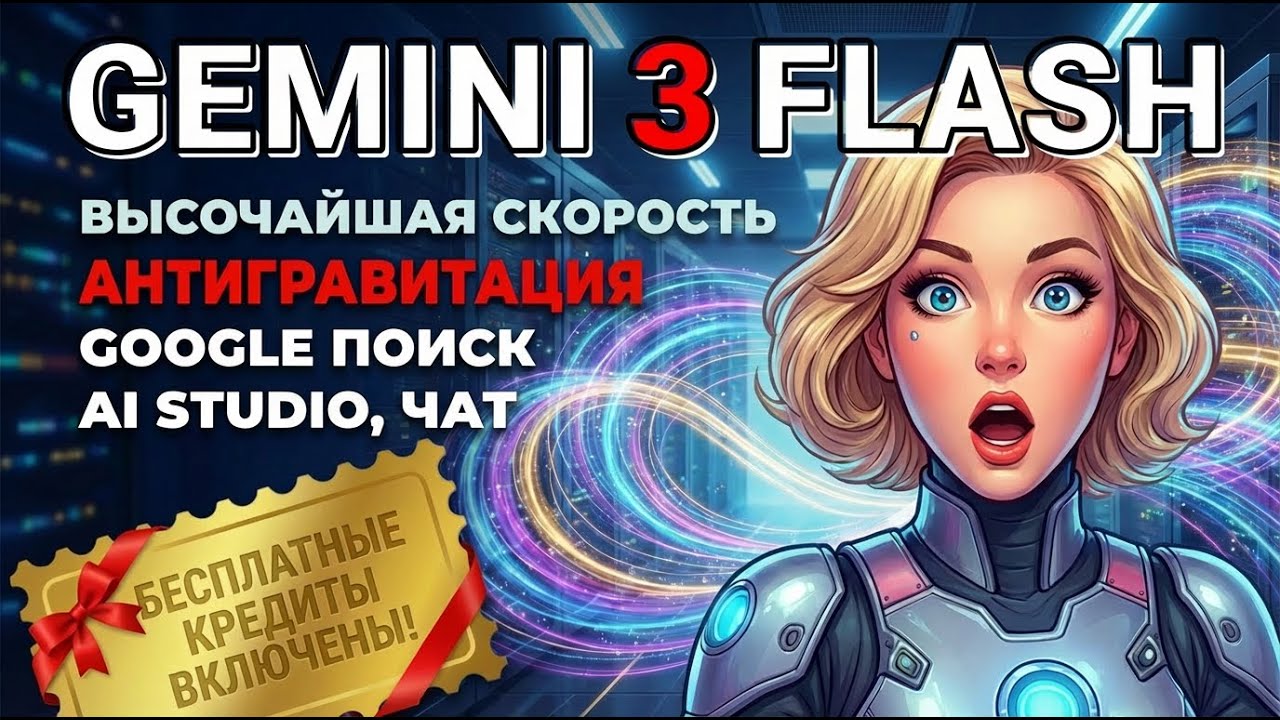 Gemini 3 Flash: СЕКРЕТНОЕ ОРУЖИЕ Google! Скорость, которая тебя шокирует