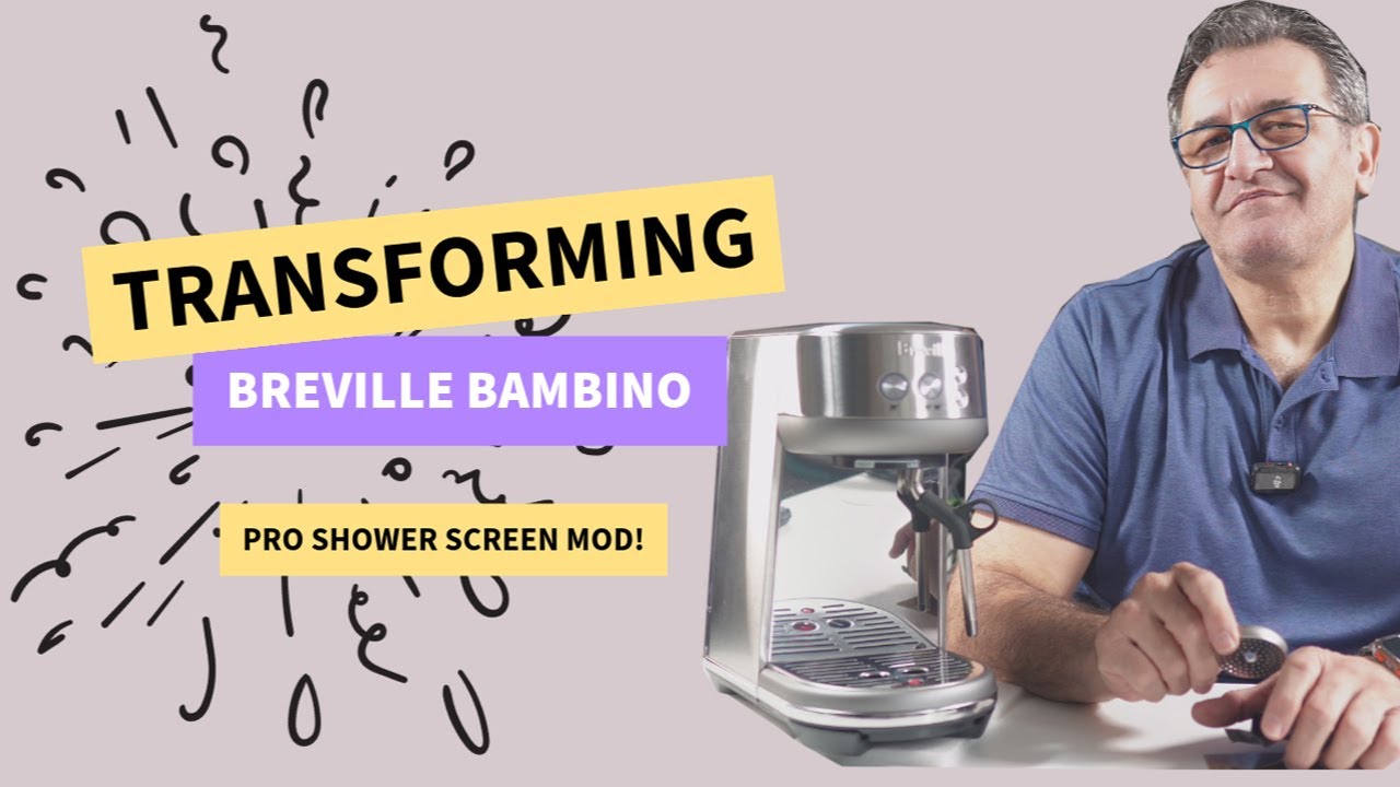 Преобразите свой Breville Bambino: профессиональная модернизация душевой перегородки для более на...