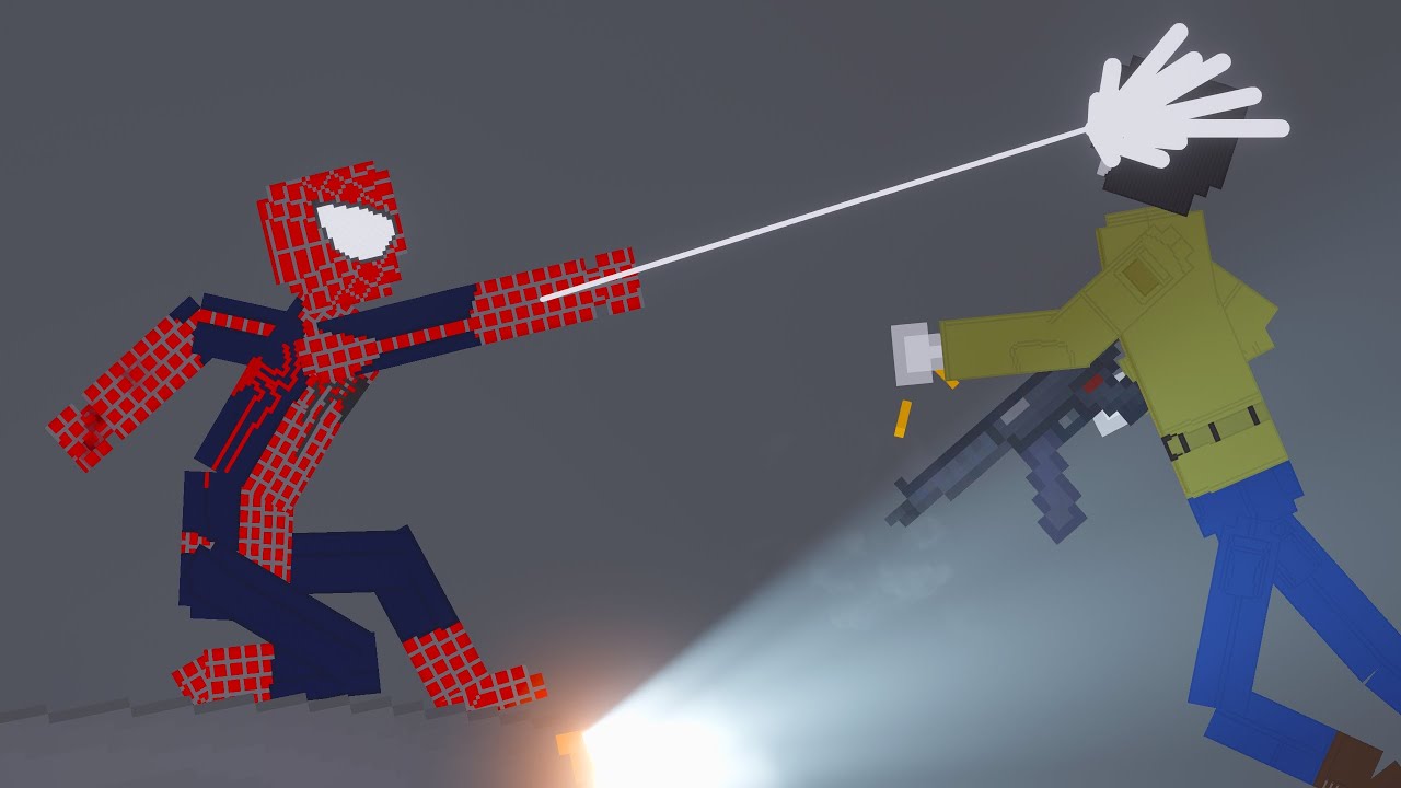 SPIDER-MAN Fights Crime in People Playground
