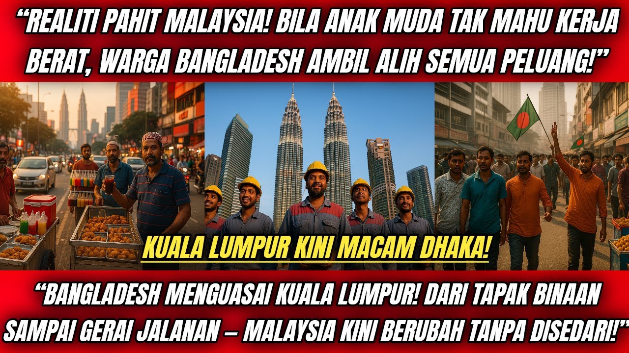 Malaysia Atau Malaydesh? Ramai Terkejut Lihat Warga Bangladesh Semakin Kuasai Kuala Lumpur!
