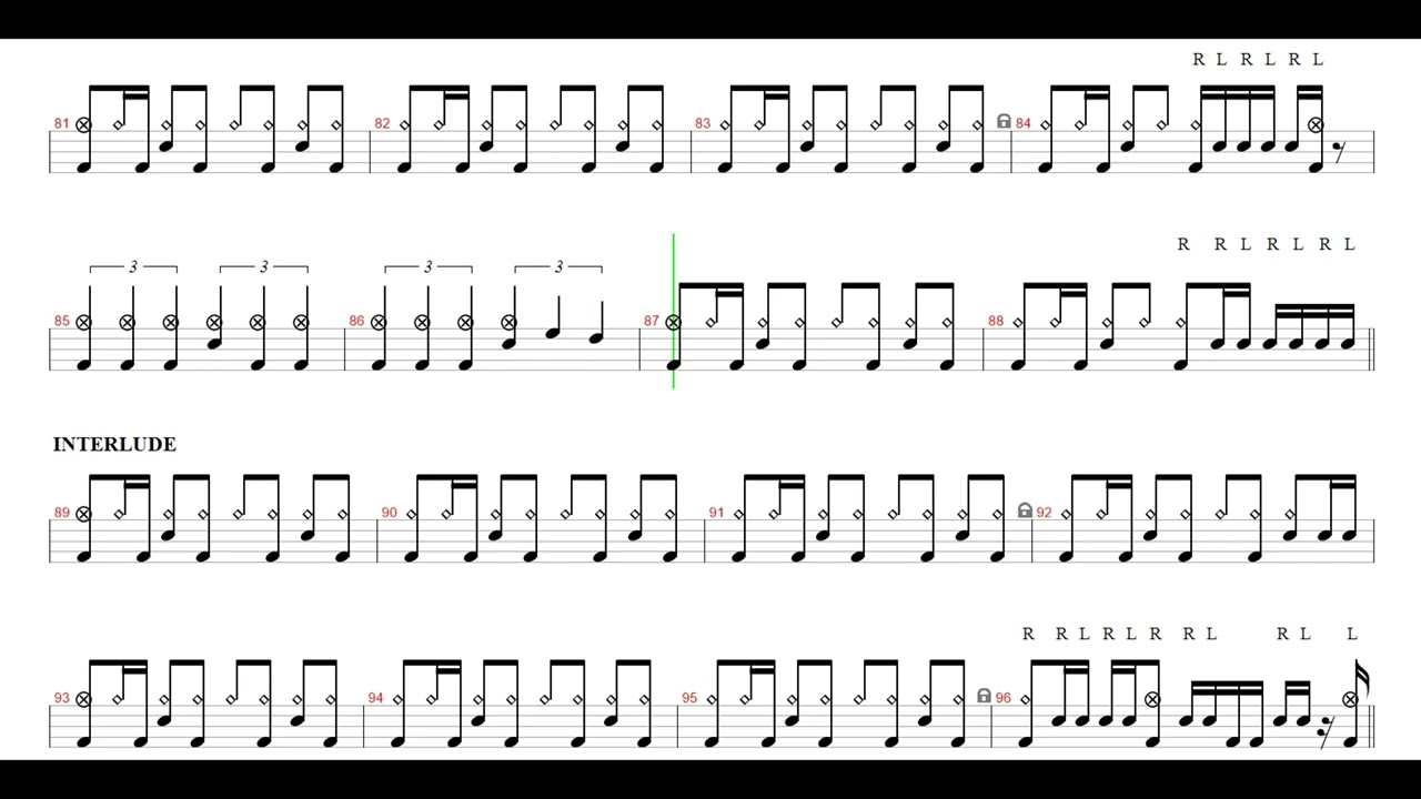 Alter bridge-One day remains | Drum Score, Drum Sheet Music